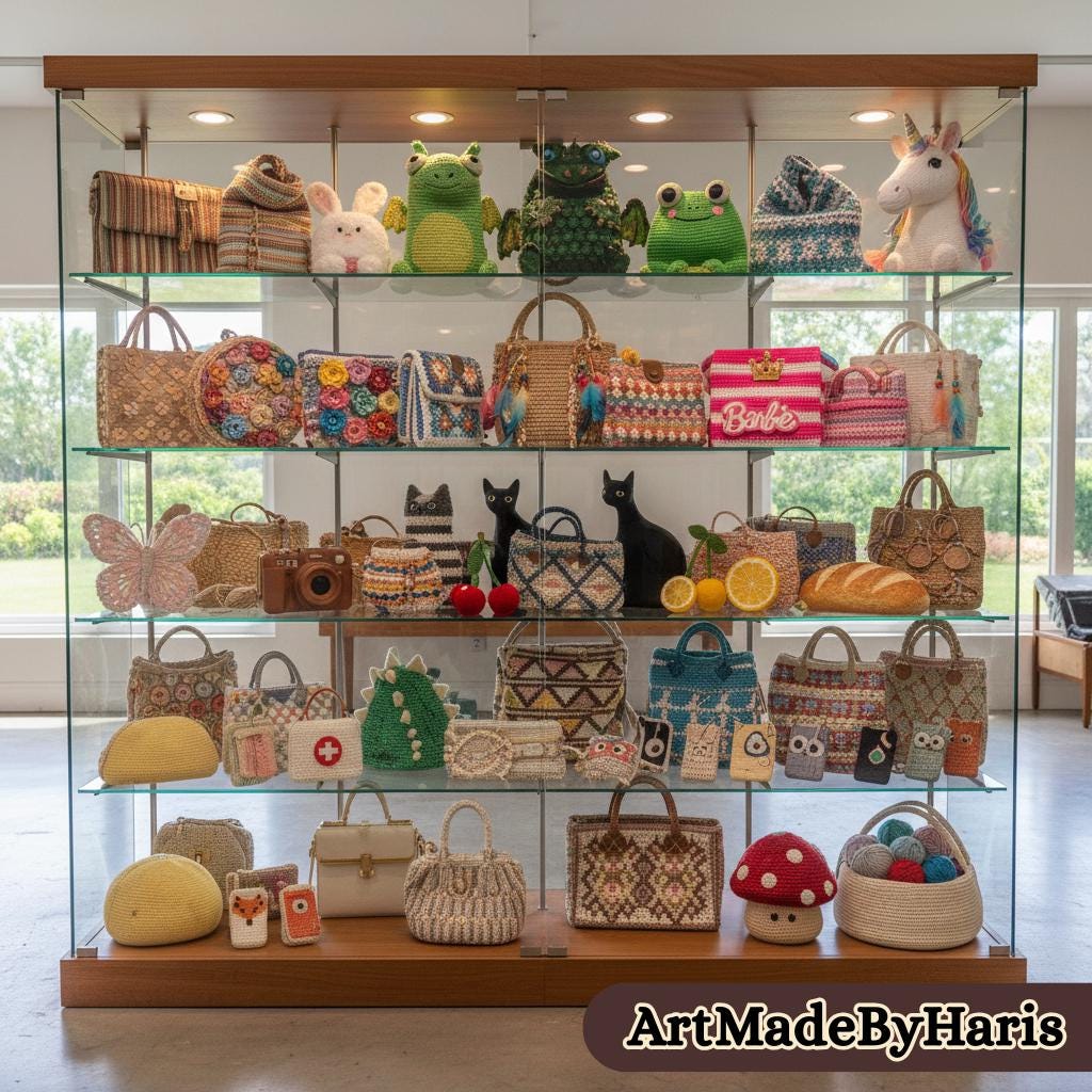 99 Crochet Bag Patterns Bundle | Tote, Purse & Handbag PDF